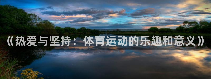 速播体育网：《热爱与坚持：体育运动的乐趣和意义》